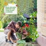 Tower Obelisk Garden Trellis for Climbing Plant，6.2FT/74.4" Rustproof Metal Potted Plant Climbing Support for Indoor Outdoor Flowers Vegetable Fruits Vines Support （1pcs）