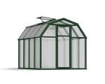 Palram - Canopia Rion EcoGrow 2 | 6 Ft. x 8 Ft. Greenhouse, Large Twin Wall Polycarbonate Heavy Duty Green House DIY Kit for Garden, Yard, Plants, Walk-in for Outdoors with Window Vent (Green)
