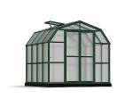 Palram - Canopia Rion Grand Gardener 2 | 8 Ft. x 8 Ft. Greenhouse, Large Clear Twin Wall Polycarbonate Heavy Duty Green House DIY Kit for Garden, Plants, Walk-in for Outdoors with Window Vent (Green)