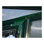 Palram - Canopia Rion EcoGrow 2 | 6 Ft. x 12 Ft. Greenhouse, Large Twin Wall Polycarbonate Heavy Duty Green House DIY Kit for Garden, Yard, Plants, Walk-in for Outdoors with Window Vent (Green)