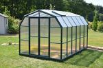 Palram - Canopia Rion Grand Gardener 2 | 8 Ft. x 12 Ft. Greenhouse, Large Clear Twin Wall Polycarbonate Heavy Duty Green House DIY Kit for Garden, Plants, Walk-In for Outdoors with Window Vent (Green)