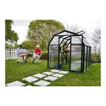 Palram - Canopia Rion EcoGrow 2 | 6 Ft. x 12 Ft. Greenhouse, Large Twin Wall Polycarbonate Heavy Duty Green House DIY Kit for Garden, Yard, Plants, Walk-in for Outdoors with Window Vent (Green)