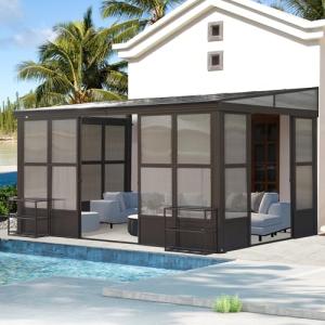 Domi 10x14 FT Outdoor All-Season Sunroom Kit