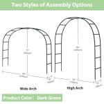 Metal Garden Arch Trellis for Climbing Plants