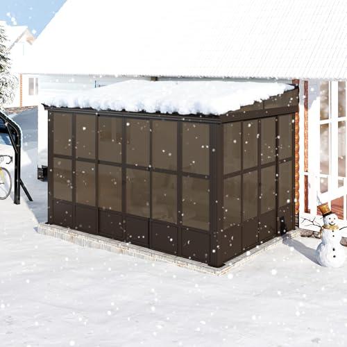 Domi 8x12FT Wall Mounted Sunroom Kit