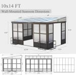 Domi 10x14 FT Outdoor All-Season Sunroom Kit