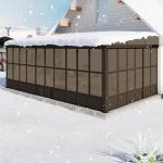 Outdoor Sunroom Kit with Galvanized Steel Roof