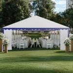 GREEN PARTY 20x40FT Party Tent Heavy Duty, Large Wedding Event Shelters with 7 Carry Bags & Removable Sidewalls, Outdoor Canopy Gazebo Commercial Tents for Parties Carport Camping Garden Patio