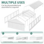 20X40 FT Party Tent Heavy Duty, Outdoor Large Wedding Tent Event Shelter with Removable Sidewalls, Outdoor Canopy Galvanized Steel Carport, Large Commercial Event Tents for Wedding Birthday Party