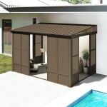 Domi 8x12FT Wall Mounted Sunroom Kit