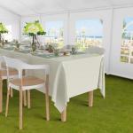 20X40 FT Party Tent Heavy Duty, Outdoor Large Wedding Tent Event Shelter with Removable Sidewalls, Outdoor Canopy Galvanized Steel Carport, Large Commercial Event Tents for Wedding Birthday Party