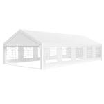 20X40 FT Party Tent Heavy Duty, Outdoor Large Wedding Tent Event Shelter with Removable Sidewalls, Outdoor Canopy Galvanized Steel Carport, Large Commercial Event Tents for Wedding Birthday Party