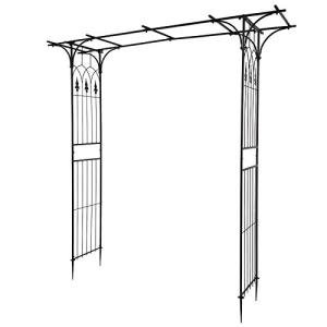 VINGLI Steel Garden Arbor for Climbing Plants