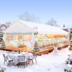 COBIZI 20x40 Party Tent Heavy Duty, Large Outdoor Event Shelter Tents for Parties with 12 Sidewalls & Built-in Sandbags,Waterproof Wedding Canopy Gazebo Commercial Tent for Carport,Camping,Patio,White