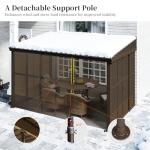 Domi 8x12FT Wall Mounted Sunroom Kit