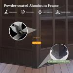 Outdoor Sunroom Kit with Galvanized Steel Roof