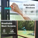 Domi 10x12FT Wall-Mounted Aluminum Sunroom Kit