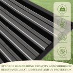 8x10 FT Outdoor Wood Grill Gazebo with Sloping Steel Roof, Hardtop Patio BBQ Wooden Gazebos with 2 Side Storage Bar,Cedar Frame Gazebo for Barbecue, Garden, Deck ，Backyard