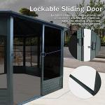 Domi 13x13 Outdoor Sunroom with Lockable Door