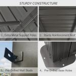 Domi Outdoor Sunroom Kit with Sliding Doors