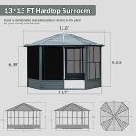 Domi 13x13 Outdoor Sunroom with Lockable Door