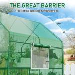 SPECILITE 56×56×78Inch Walk-in Greenhouse, Heavy Duty Small Plant House with Thicken PE Cover and Steel Frame, for Garden, Outdoors, Indoors, Green