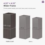 PURPLE LEAF Louvered Pergola 12' × 16' Outdoor Hardtop Gazebo Sun Shade with Adjustable Canopy Aluminum Retractable Roof - Bronze