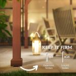 Outsunny 11' x 12.5' Outdoor Wood Pergola with Grape Trellis with Stable Structure for Climbing Plant Support for Patio, Deck, Backyard, Lawn, Brown