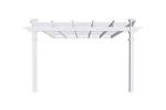 New England Arbors Freemont 12' x 12' Attached Vinyl Pergola