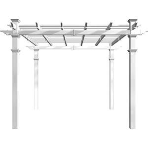 Vita Venetian 10' x 10' Vinyl Pergola