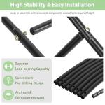 Garden Arch Trellis for Climbing Plants - Black