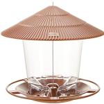 Hanizi Bird Feeder Outdoor Hanging for Wild Bird Seed, Brown