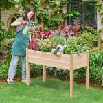 Yaheetech Elevated Wooden Raised Garden Bed Kit