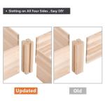 Yaheetech 8ft Wooden Divided Raised Garden Bed