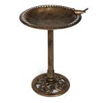 Backyard Expressions Patio · Home · Garden 912449-WB Outdoor Garden Bird Bath- Bronze- Weather Resistant Polyresin-30 Inch-Backyard Expressions