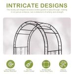 Outvita 7FT Heavy Duty Metal Garden Arch