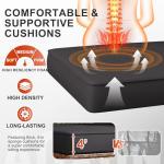 Aoxun Patio Furniture Sets, 7-Piece Outdoor Patio Furniture with Thick Cushions, Wicker Outdoor Conversation Set Sectional Sofa for Backyard, Poolside, Garden