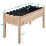 Yaheetech Elevated Wooden Raised Garden Bed Kit