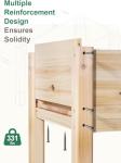 MIXC Elevated Wooden Raised Garden Bed Planter
