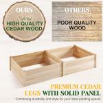 SPECRAFT 8x4 Ft Raised Garden Bed for Plants