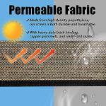 Brown 6FT X 50FT Outdoor Privacy Screen Fence & Mesh Shade Net Cover, Ideal for Garden and Backyard - Enhances Privacy for Fencing & Chain Link, Perfect for Patio Privacy Wall, Slats，Freestanding