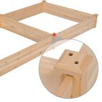 Yaheetech 8x4ft Divisible Wooden Raised Garden Bed