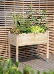 MIXC Elevated Wooden Raised Garden Bed Planter