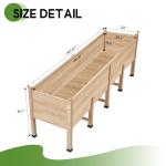 AMERLIFE 8x2 Ft Elevated Garden Bed with Legs