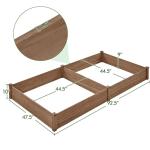 Yaheetech 8x4ft Wooden Raised Garden Bed Planter