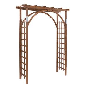 Outvita 7Ft Wooden Garden Arbor for Climbing Plants