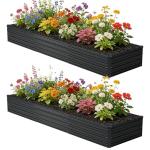 Galvanized Raised Garden Bed Planter Box Kit