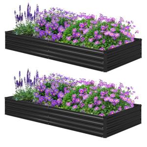Foxlang 8x4 Galvanized Raised Garden Bed Kit