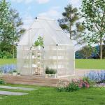 Large Outdoor Walk-in Greenhouse with Aluminum Frame