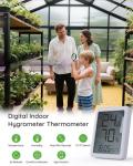 Compact Walk-In Greenhouse with Thermometer and Durability